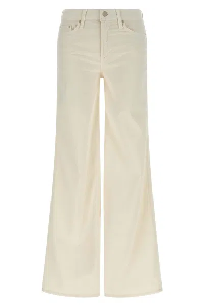 Mother 'the Twister Sneak' Pants In White