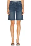 Mother The Undercover Bermuda Short In Blue