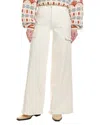 Shop Mother The Undercover Cargo Sneak Cream Puffs Jean In White