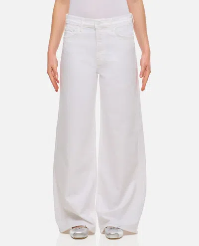 Mother The Undercover Denim Trousers In White