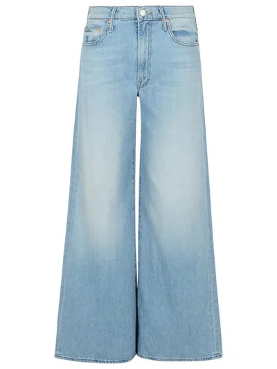 Mother The Down Low Spinner Sneak Jeans In Blue