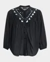 Mother The V Yoke Shirt Trifecta Sweater In Trifecta