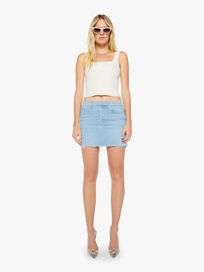Mother The Vagabond Mini Sauced By Six Skirt In Blue