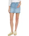 Mother The Vagabond Mini Skirt In Blue