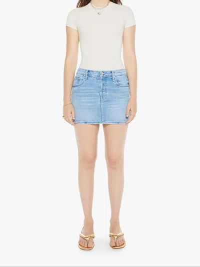 Mother The Vagabond Mini Skirt In Tune In Tune Out In Multi