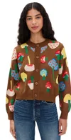 Mother The Varsity Cardigan Under The Microscope In Multi