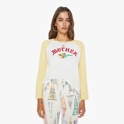 Mother The Vintage Sporty Concert Printed Cotton-blend Jersey T-shirt In Multi