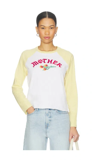 Mother The Vintage Sporty Concert Printed Cotton-blend Jersey T-shirt In Multi