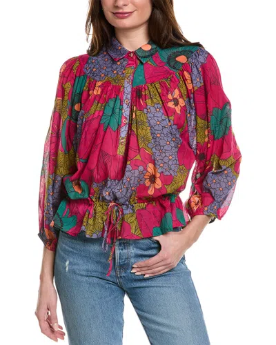Mother The Wasting Time Henley In Pink