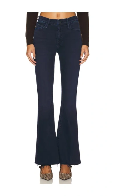 Mother Midnight Blue Stretch Denim The Weekender Jeans
