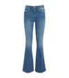 Mother The Insider Crop Step Fray Jeans Not Rough Enough In Blue