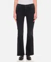 Mother The Weekender Fray Jeans Chip On My Shoulder In Black