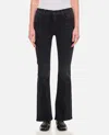 Mother The Weekender Fray Jeans Chip On My Shoulder In Black
