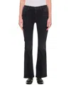 Mother The Weekender Fray Jeans Chip On My Shoulder In Black