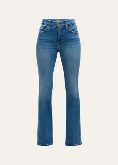 Mother The Weekender Flare Jeans In Layover