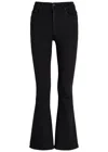 Mother The Weekender Flared-leg Jeans In Black