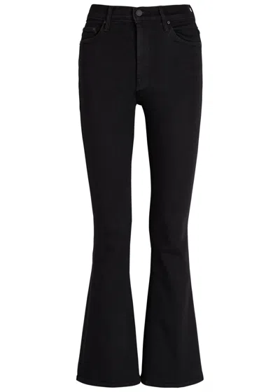 Mother The Weekender Flared-leg Jeans In Black