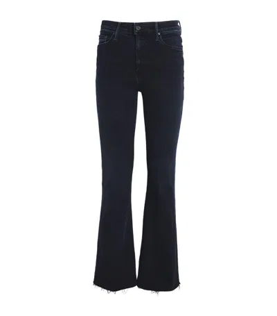 Mother The Weekender Fray Jeans Chip On My Shoulder In Blue