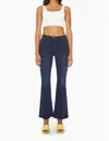 Mother The Weekender Fray Chip On My Shoulder Jeans In Yellow