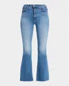 Mother The Weekender Fray Jeans In Blue