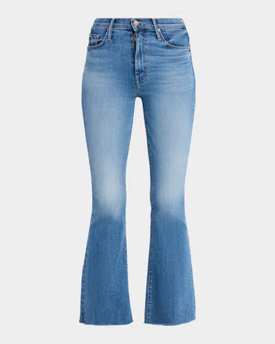 Mother The Weekender Fray Jeans In Blue