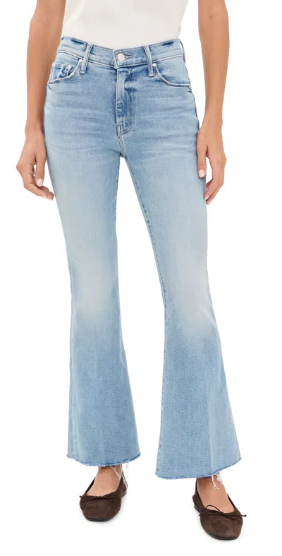 Mother The Weekender Fray Jeans Wish Upon A Star In Brown