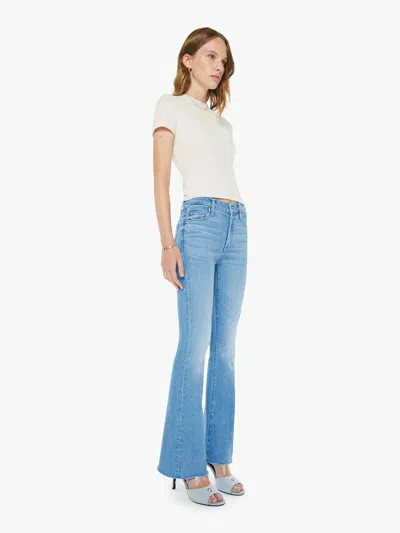Mother The Weekender Fray Satisfy Your Cravings Jeans In Blue