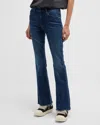 Mother The Weekender Frayed Flare Jeans In Chip On My Shoulder