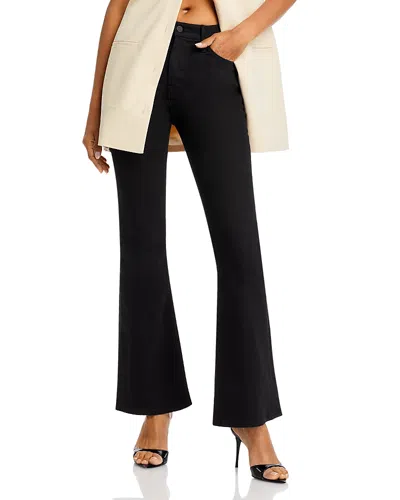 MOTHER THE WEEKENDER HIGH RISE FLARE JEANS IN PITCH