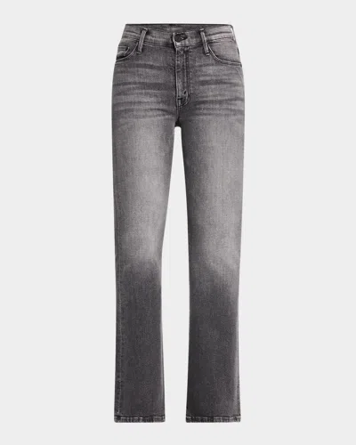 Mother Flare Weekender Jeans In Black