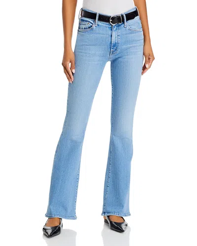 Mother The Weekender Mid Rise Flared Jeans In Blessing In Disguise