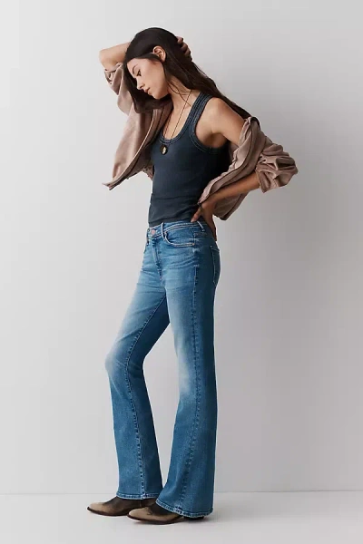 Mother The Weekender Mid-rise Bootcut Jeans In Light Wash