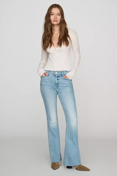 Mother The Weekender Mid-rise Bootcut Jeans In Blue