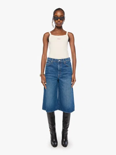 Mother The Whole Lot Zip Call Me Wild Jeans In Blue