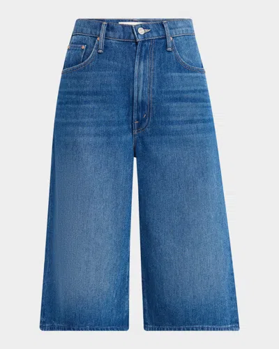 Mother The Whole Lot Zip Capri Jeans