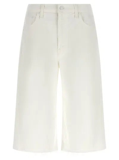 Mother 'the Whole Lot Zip Twist Fray' Bermuda Shorts