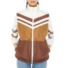 Mother Threes Company Collegiate Cowpoke Vest In White/tan In Multi