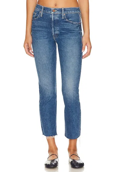 MOTHER TOMCAT ANKLE FRAY JEANS IN ARIGATO MR ROBOTO