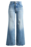 Mother Tomcat Roller Chew Wide Leg Jeans In Blue