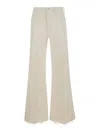 Mother The Roller Hoch Sitzende Jeans Mit Weitem Bein In White