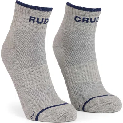 Mother Touché Baby Steps Ankle Socks In Gray