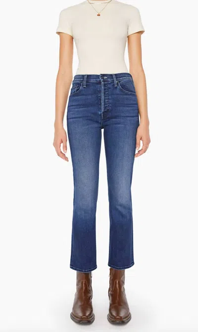 Mother Tripper Ankle Jean In Homecoming High In Blue