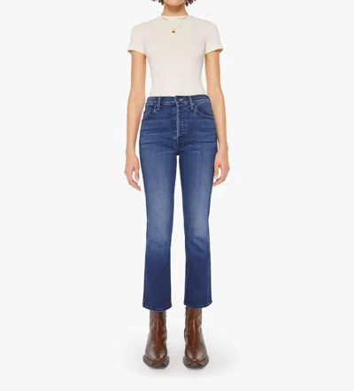 Mother Tripper Ankle Jeans In Homecoming High In Blue
