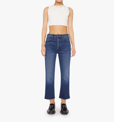 Mother Tripper Ankle Jeans In Homecoming High In Blue