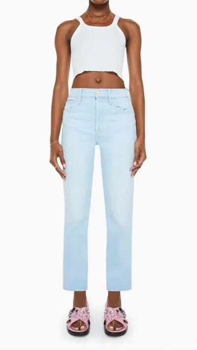 Mother Tripper Ankle Pants In Blue