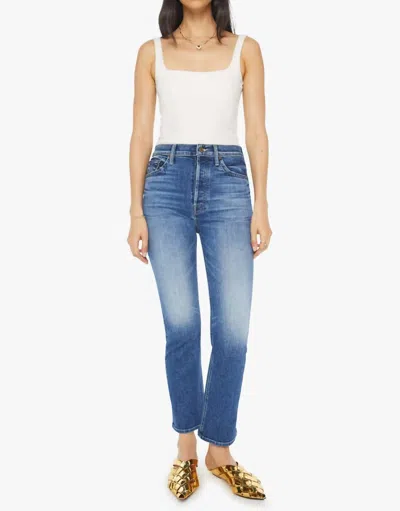 Mother Tripper Flood Jeans In Sixth Sense In Multi