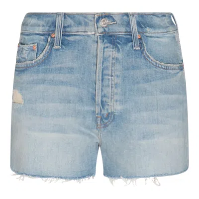 MOTHER MOTHER TRUE CONFESSION DENIM TOMCAT SHORTS