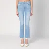 Mother The Insider Ankle Fray Jeans In Friendly Reminder In Multi