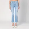 Mother Trumpet Jeans The Dodger Sneak Light Washed In Blue