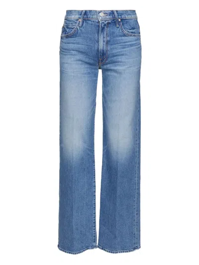 Mother Tunnel Vision Sneak Jeans In Blue